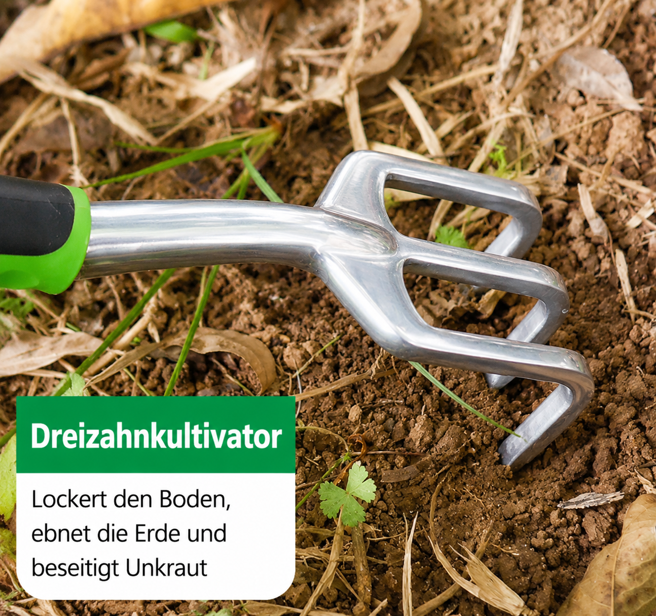 Premium 5-teiliges Gartenwerkzeug-Set aus Aluminium – ergonomische Pflanzschaufeln, Kultivator, Rechen & Wurzelentferner für präzise Gartenarbeit