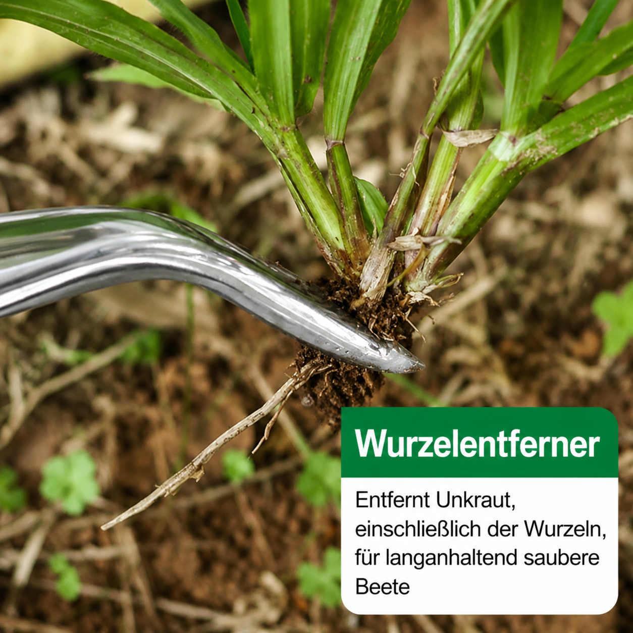 Premium 5-teiliges Gartenwerkzeug-Set aus Aluminium – ergonomische Pflanzschaufeln, Kultivator, Rechen & Wurzelentferner für präzise Gartenarbeit