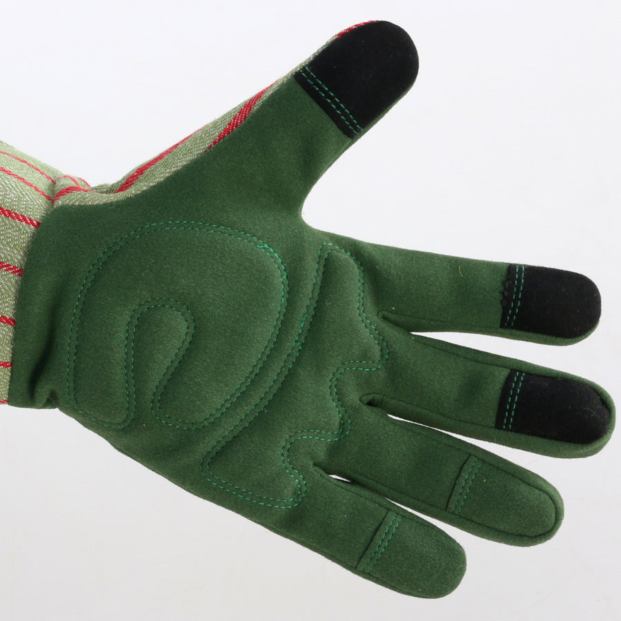 Gartenhandschuhe mit langem Schaft – stichfeste & rutschfeste Schutzhandschuhe für Gartenarbeit & Pflanzenpflege