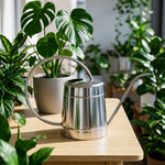 Langhals-Gießkanne für Garten und Balkon – Gießkanne für Zimmerpflanzen, Terrasse und Gartenbewässerung